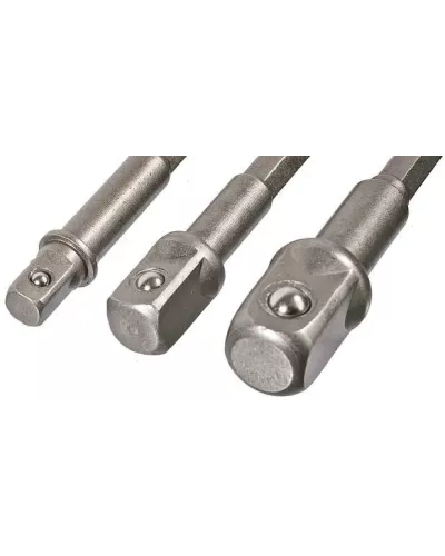 Набор адаптеров для торцевых головок 3 шт., 1/4