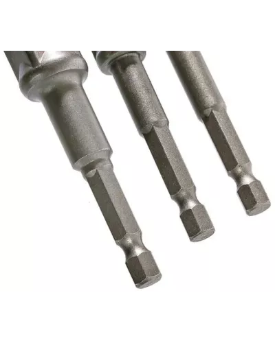 Набор адаптеров для торцевых головок 3 шт., 1/4