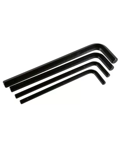 Набор шестигранных ключей 1, 5-10 мм, CrV, 10 шт, оксидированное покрытие Sturm!