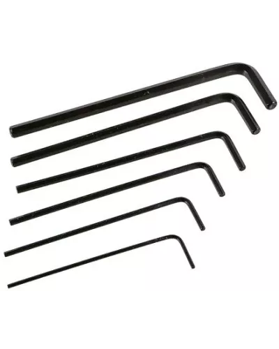 Набор шестигранных ключей 1, 5-10 мм, CrV, 10 шт, оксидированное покрытие Sturm!