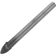 1055-03-06 Сверло по стеклу и кафелю, d 6мм, круглый хвостовик, 2 грани, Sturm! 4607113265683 (CN), шт