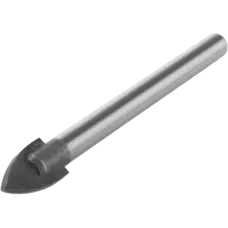 Сверло по стеклу и кафелю, 10мм, круглый хвостовик, 2 грани, Sturm!