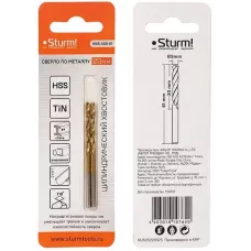 1055-030-61 Сверло по металлу Sturm! 3,0х61 мм, сталь HSS, нитридтитан., 118°, блистер 2 шт, 4603010107620 (CN)