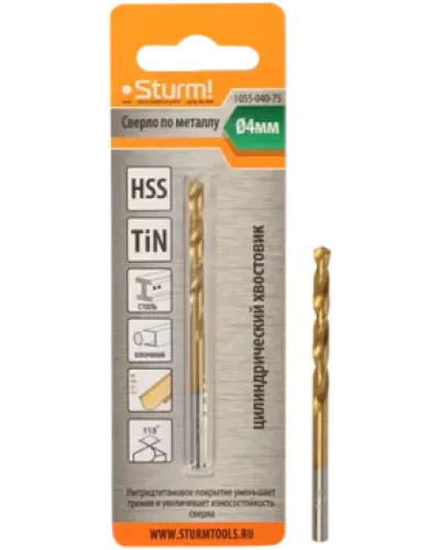 Сверло по металлу Sturm! 1055-040-75