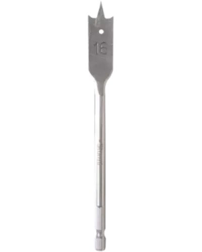 Сверло перовое по дереву, 16мм, шестигранный хвостовик, Sturm!