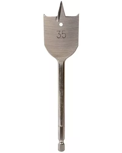 Сверло перовое по дереву, 35мм, шестигранный хвостовик, Sturm!