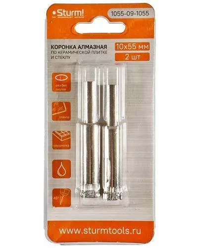 Коронки алмазные Sturm! 1055-09-1055