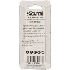 1055-09-1055 Коронка алмазн. по керам. плитке и стеклу 10 х 55 мм, 2 шт., блистер, Sturm! 4603010126843 (CN), упак