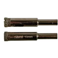 1055-09-1055 Коронка алмазн. по керам. плитке и стеклу 10 х 55 мм, 2 шт., блистер, Sturm! 4603010126843 (CN), упак