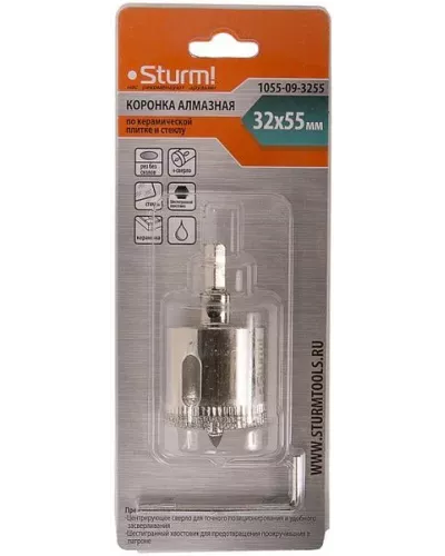Коронка алмазная Sturm! 1055-09-3255