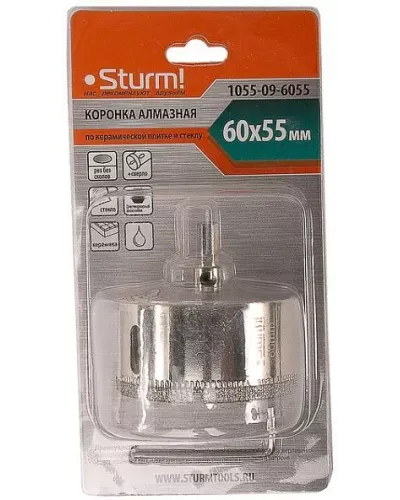 Коронка алмазная Sturm! 1055-09-6055
