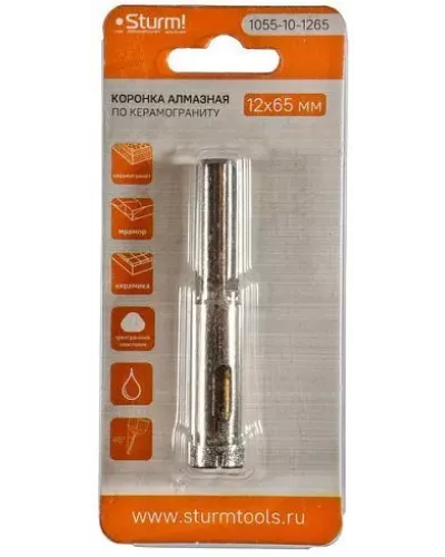 Коронки алмазные Sturm! 1055-10-1265