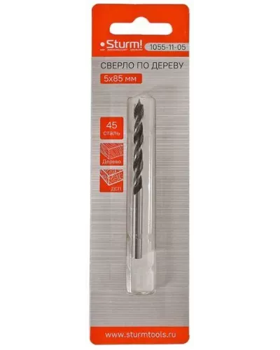 Сверло спиральное Sturm! 1055-11-05