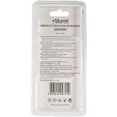 1055-S412 Сверло ступенчатое по металлу 4-12мм шаг 1мм HSS+TIN прямое Sturm! 4603010097150 (CN), шт