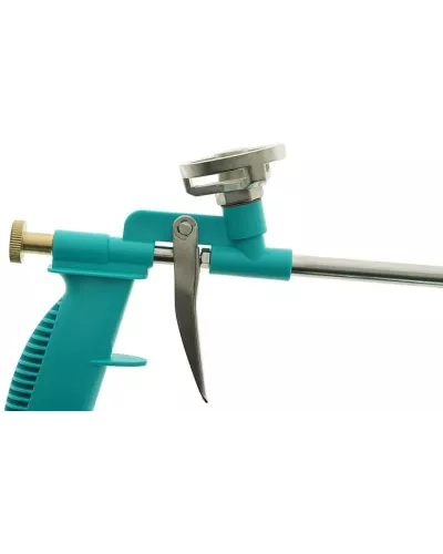 Пистолет для пены, пласт. корпус, железный курок, железный рег. винт, Sturm!