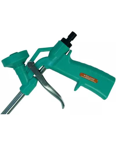 Пистолет для пены, пласт. корпус, разборный адаптер, железный курок, Sturm!