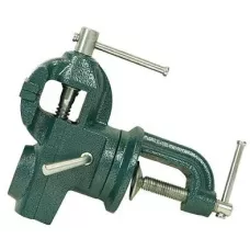 Тиски слесарные 65мм, поворотные, на струбцине, Sturm!