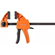 Струбцина быстрозажимная, 450мм, сила сжатия 70-100кгс, Sturm!