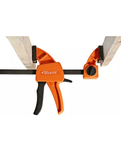 Струбцина быстрозажимная, 450мм, сила сжатия 70-100кгс, Sturm!