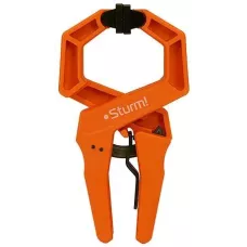 Струбцина клещеобразная с храповым механизмом, длина 200мм, зев 50мм, Sturm!