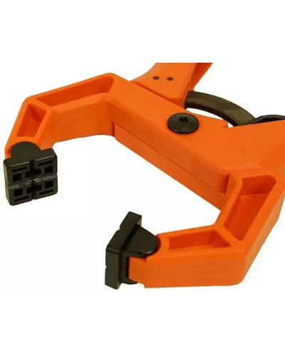 Струбцина клещеобразная с храповым механизмом, длина 200мм, зев 50мм, Sturm!