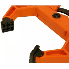 Струбцина клещеобразная с храповым механизмом, длина 226мм, зев 75мм, Sturm!