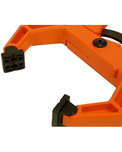 Струбцина клещеобразная с храповым механизмом, длина 226мм, зев 75мм, Sturm!