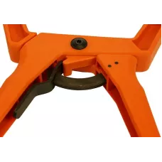 Струбцина клещеобразная с храповым механизмом, длина 226мм, зев 75мм, Sturm!