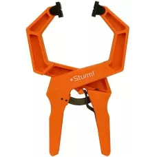 Струбцина клещеобразная с храповым механизмом, длина 255мм, зев 100мм, Sturm!