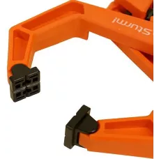 Струбцина клещеобразная с храповым механизмом, длина 255мм, зев 100мм, Sturm!