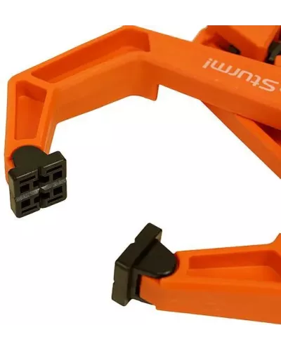 Струбцина клещеобразная с храповым механизмом, длина 255мм, зев 100мм, Sturm!