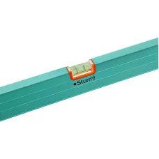 Уровень строительный 1200 мм, фрезерованный, 3 глазка, точность 1мм/м, Sturm!