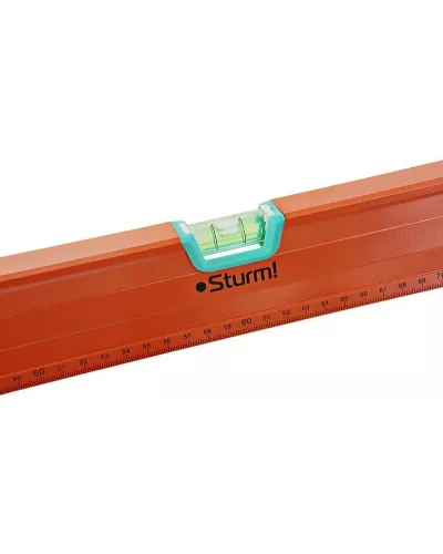 Уровень 1200 мм, фрезерованный, магнитный, 3 глазка, точность 1мм/м, Sturm!