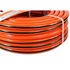 3015-15-4-34 Шланг д/воды 3/4" 25м, оранж+черн,УСИЛЕННЫЙ АРМИР. 4 слойн., без примес. Sturm!, 4603010120209 (CN), шт