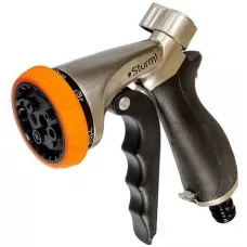 Пистолет для полива 7 режимов, цинковый корпус с резиновым покрытием Sturm!