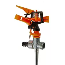 Разбрызгиватель импульсный, пластиковый, цинк корпус, штуцер 1/2" Sturm!