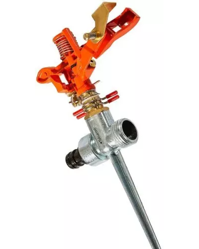 Разбрызгиватель импульсный, латунный, цинк корпус, штуцер 1/2