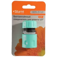 3015-21-1/2 Быстросъёмный соединитель для шланга 1/2 Sturm!, 4603010121114 (CN), шт