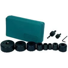 Набор коронок по дереву, 8 шт, 19/22/29/32/38/44/51/64x22мм, пластиковый кейс, Sturm!