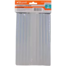 Клеевые стержни для пистолета, 11х200мм, 12 шт, прозрачные, Sturm!