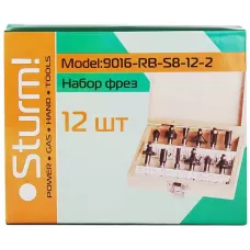9016-RB-S8-12-2 Набор фрез 12 шт Sturm! 4607080012952 (CN), набор