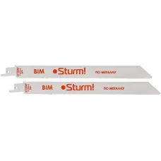 Полотна для сабельных пил МЕТАЛЛ 2шт 225/1мм (тонк лист/труб/проф) Sturm! 9019-03-S1122AF