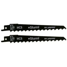 Полотна для сабельных пил ДЕРЕВО 2шт 150/8,5мм (грубая древ без гвоздей) Sturm! 9019-03-S617K