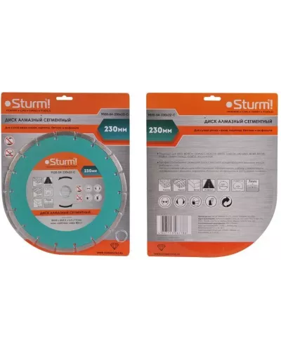 Диск алмазный Sturm! 9020-04-230x22-C