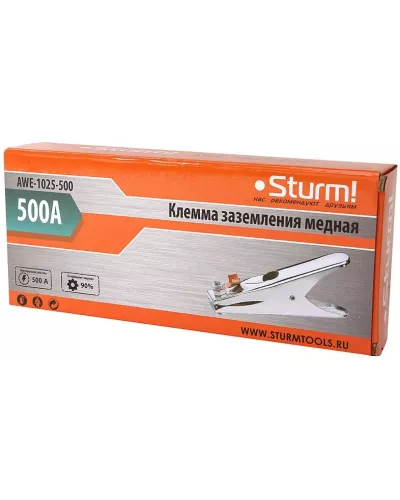 Клемма заземления 500A, медная Sturm!