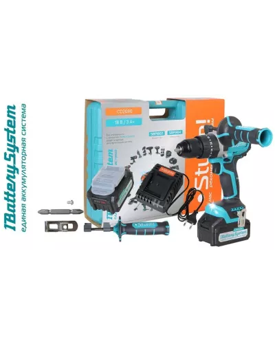 Аккумуляторный шуруповерт Sturm! CD2080 1BatterySystem