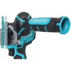 CD2080 Дрель аккум б/щ Sturm!, 18В, 1BatterySystem, 80Нм, 2х3.0Ач, 4в1, доп. рукоятка, кейс 4603010127239 (CN), шт