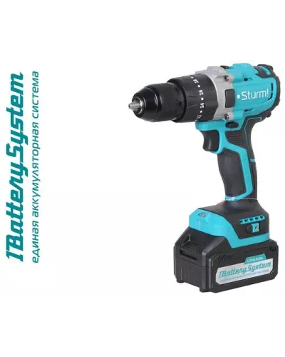 Аккумуляторный шуруповерт Sturm! CD2080I 1BatterySystem