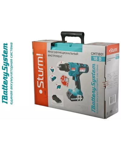 Аккумуляторный шуруповерт-мультитул 4в1 Sturm! CMT1801 1BatterySystem