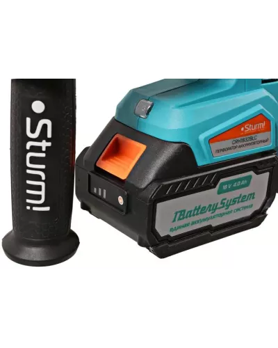 Аккумуляторный перфоратор Sturm! CRH1832BLC 1BatterySystem
